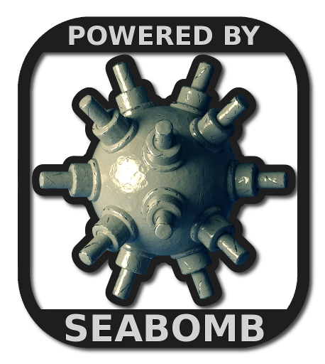 Logo for the SeaBomb game engine.